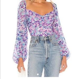 For Love and Lemons Belize Bodysuit size Small!